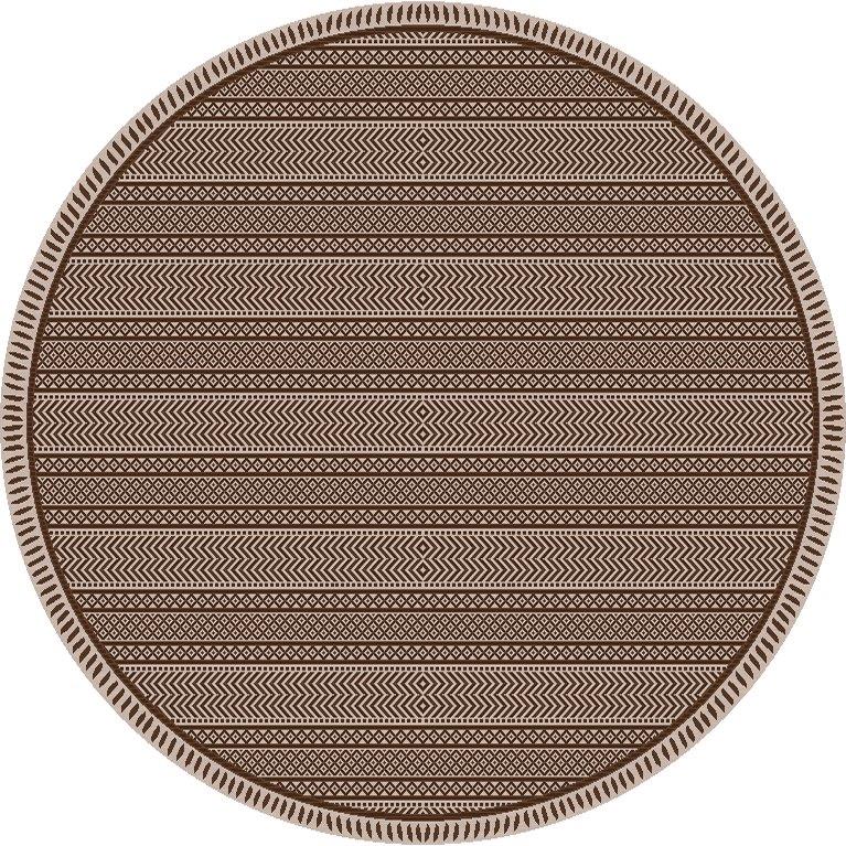 Kas Provo 5762 Mocha Indoor/Outdoor Machine Woven Rug