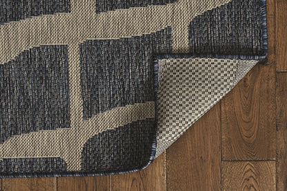 Kas Provo 5763 Blue Grey Indoor/Outdoor Machine Woven Rug