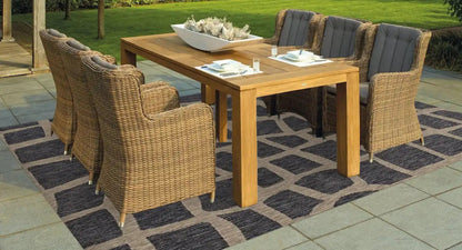 Kas Provo 5763 Blue Grey Indoor/Outdoor Machine Woven Rug