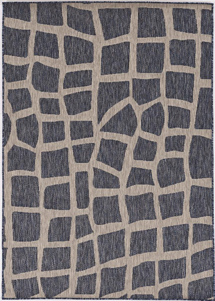 Kas Provo 5763 Blue Grey Indoor/Outdoor Machine Woven Rug