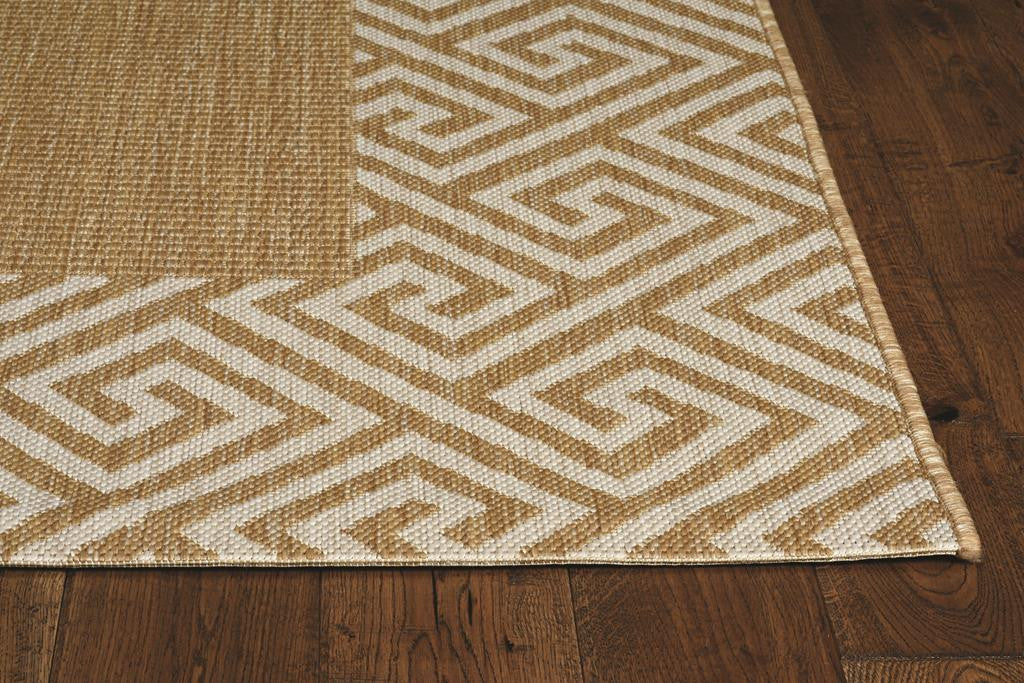 Kas Provo 5766 Natural Indoor/Outdoor Machine Woven Rug