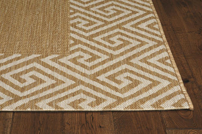Kas Provo 5766 Natural Indoor/Outdoor Machine Woven Rug