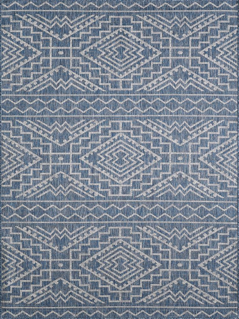 Kas Provo 5778 Blue Indoor/Outdoor Machine Woven Rug