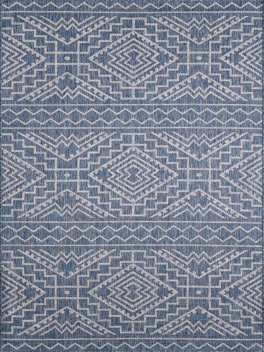 Kas Provo 5778 Blue Indoor/Outdoor Machine Woven Rug
