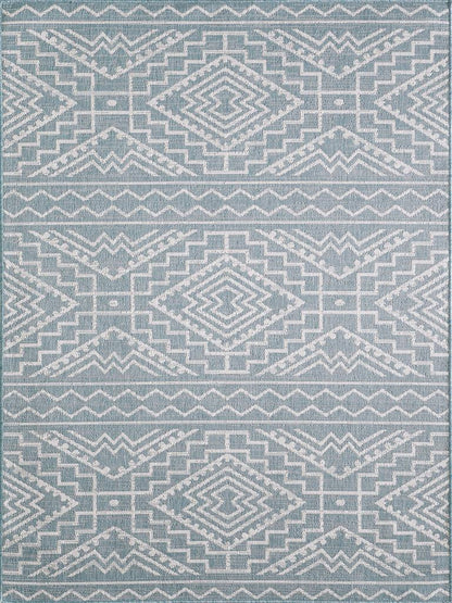 Kas Provo 5779 Aqua Indoor/Outdoor Machine Woven Rug