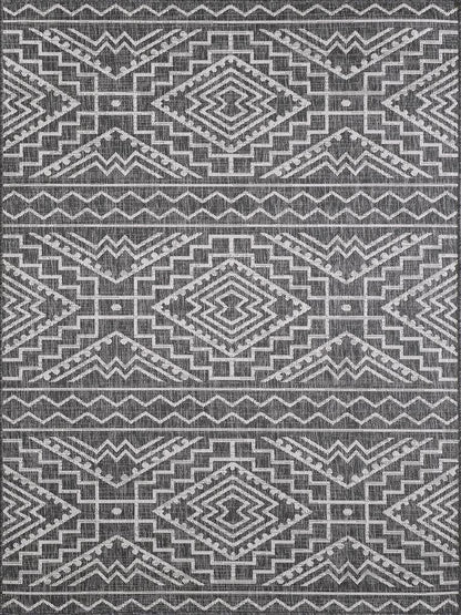 Kas Provo 5780 Black Indoor/Outdoor Machine Woven Rug