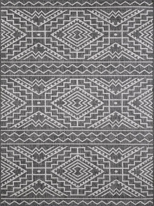 Kas Provo 5780 Black Indoor/Outdoor Machine Woven Rug