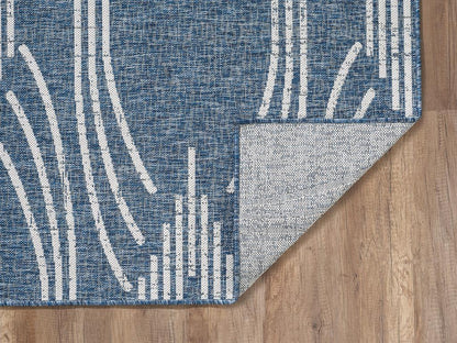 Kas Provo 5781 Blue Indoor/Outdoor Machine Woven Rug