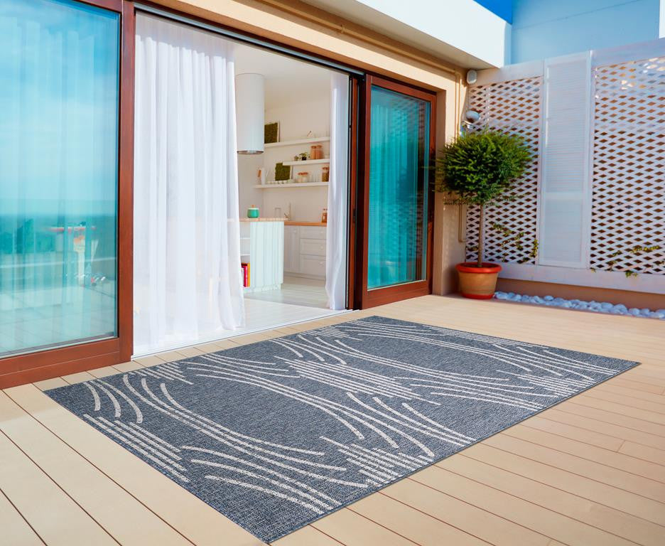 Kas Provo 5781 Blue Indoor/Outdoor Machine Woven Rug