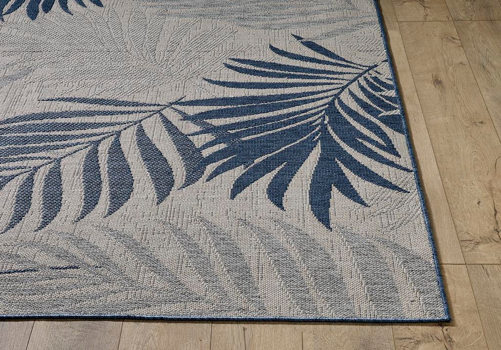 Kas Provo 5786 Blue Indoor/Outdoor Machine Woven Rug