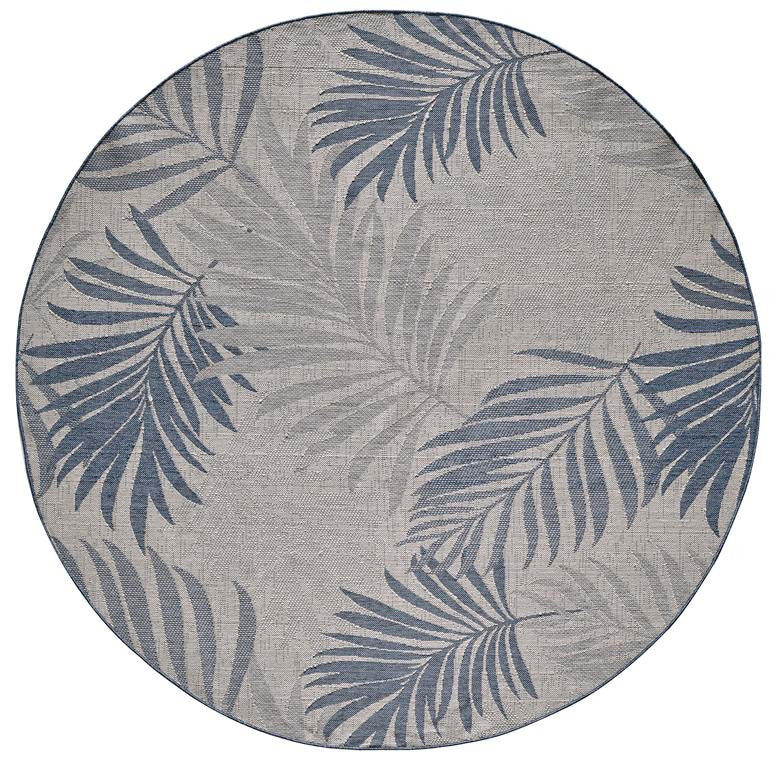 Kas Provo 5786 Blue Indoor/Outdoor Machine Woven Rug