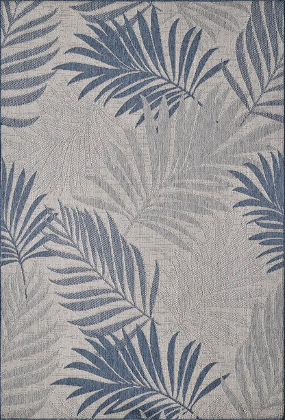 Kas Provo 5786 Blue Indoor/Outdoor Machine Woven Rug