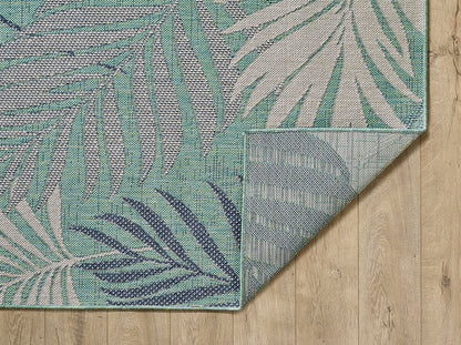 Kas Provo 5788 Aqua Indoor/Outdoor Machine Woven Rug