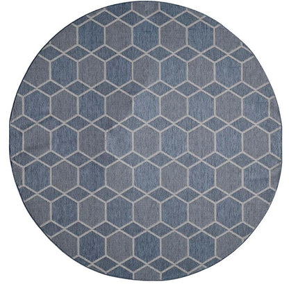 Kas Provo 5789 Blue Indoor/Outdoor Machine Woven Rug