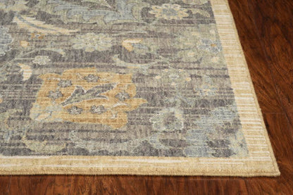 Kas Ria 6823 Taupe Traditional Machine Woven Rug