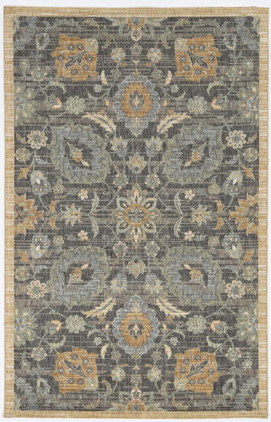 Kas Ria 6823 Taupe Traditional Machine Woven Rug