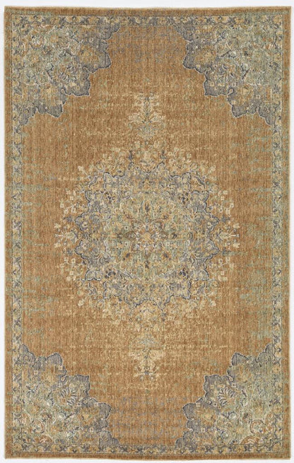 Kas Ria 6824 Coffee Traditional Machine Woven Rug