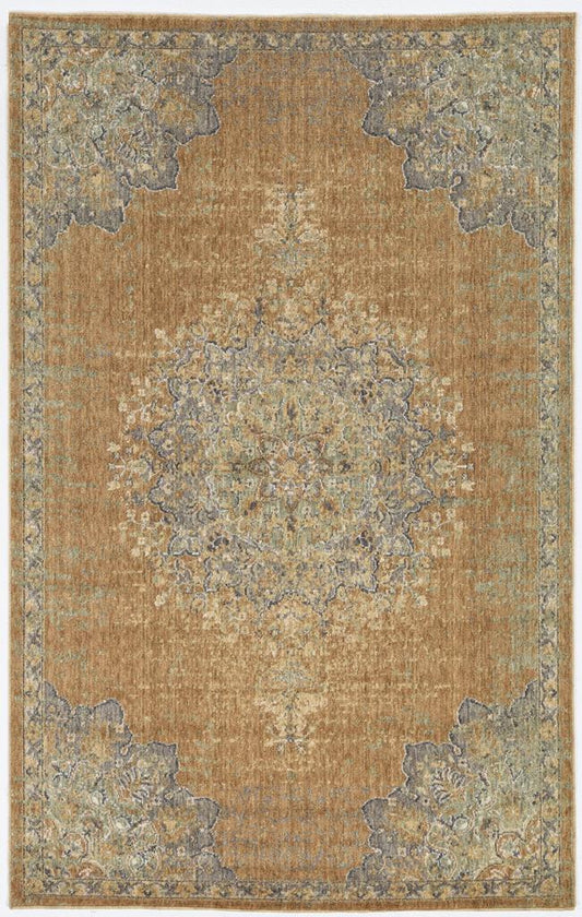 Kas Ria 6824 Coffee Traditional Machine Woven Rug