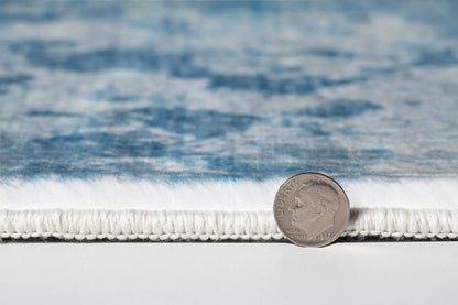 Kas Roxy 2803 Blue Transitional Machine Woven Rug