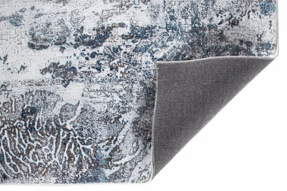 Kas Roxy 2804 Grey Blue Transitional Machine Woven Rug