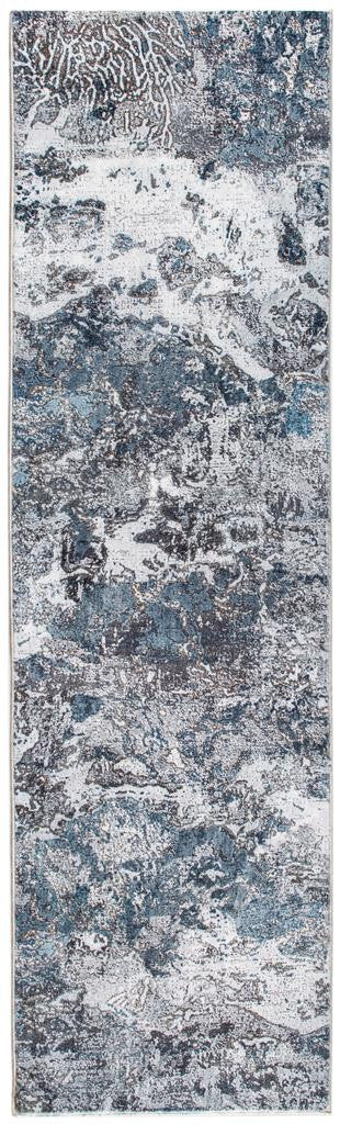 Kas Roxy 2804 Grey Blue Transitional Machine Woven Rug