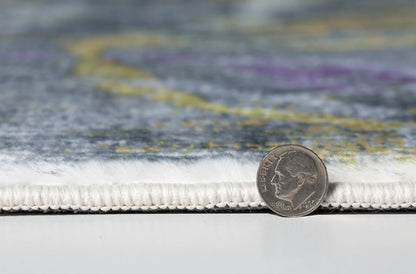 Kas Roxy 2808 Grey Gold Transitional Machine Woven Rug