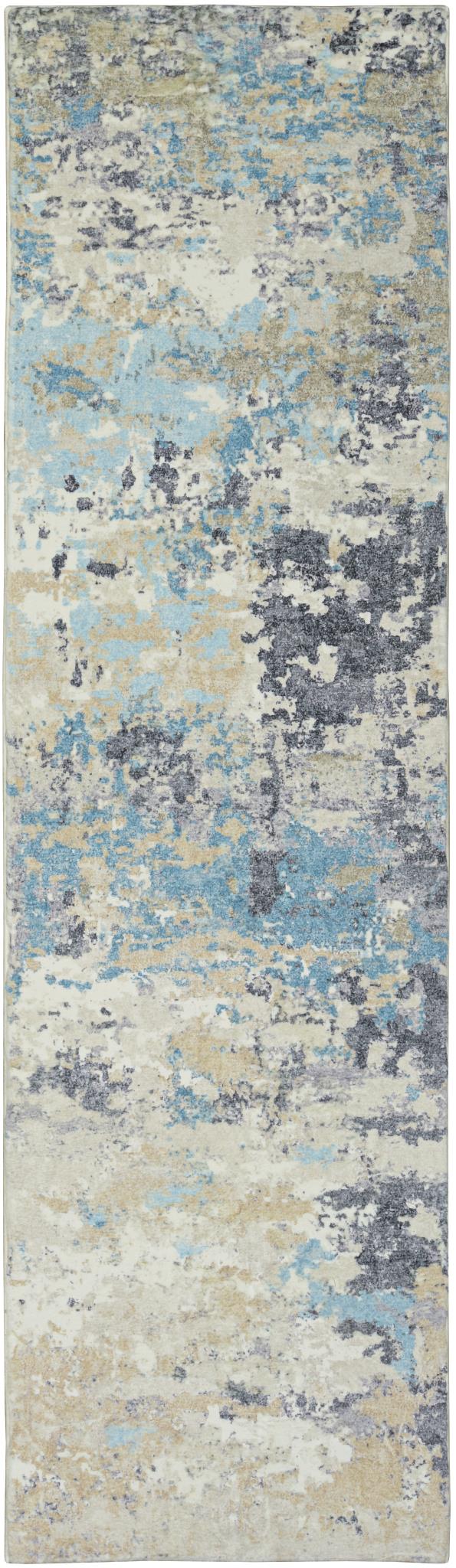 Kas Roxy 2811 Blue Transitional Machine Woven Rug