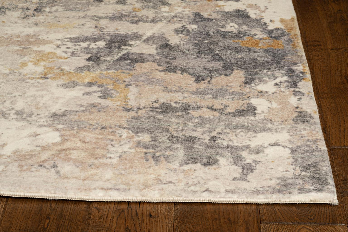 Kas Roxy 2813 Gold Transitional Machine Woven Rug