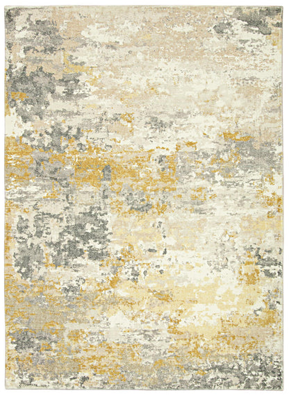 Kas Roxy 2813 Gold Transitional Machine Woven Rug