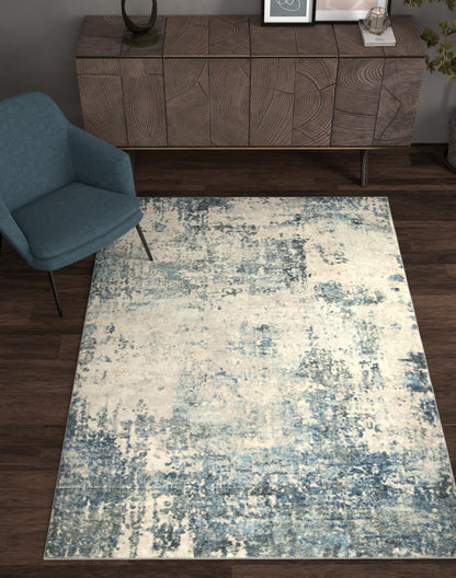 Kas Roxy 2814 Blue Transitional Machine Woven Rug