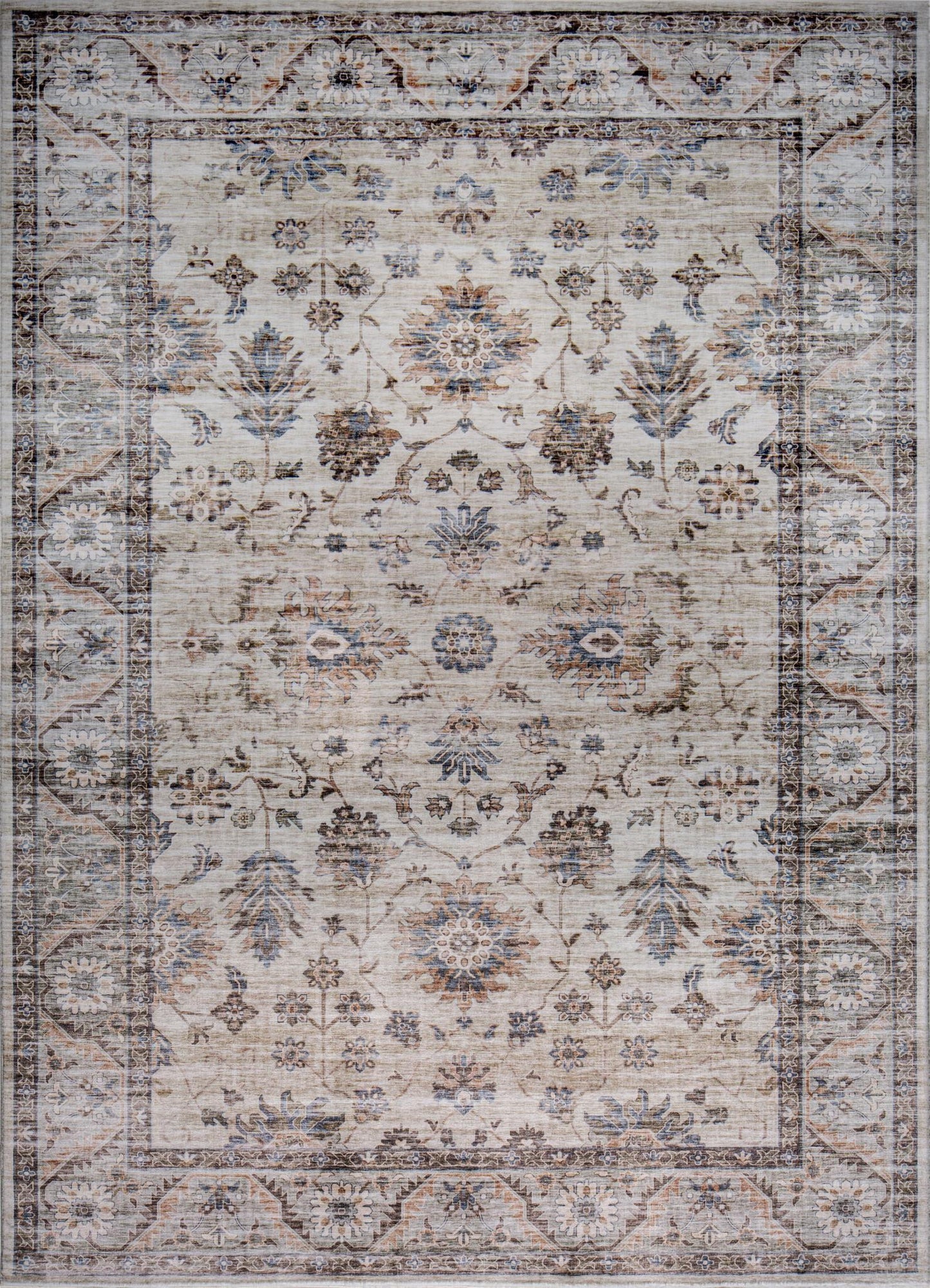 Kas Roxy 2819 Beige Transitional Machine Woven Rug
