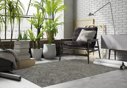 Kas Serenity 1258 Grey Transitional Hand Tufted Rug