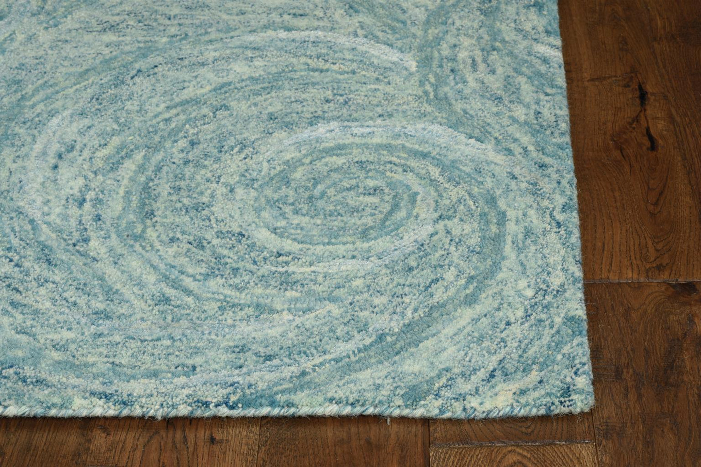 Kas Serenity 1260 Blue Transitional Hand Tufted Rug
