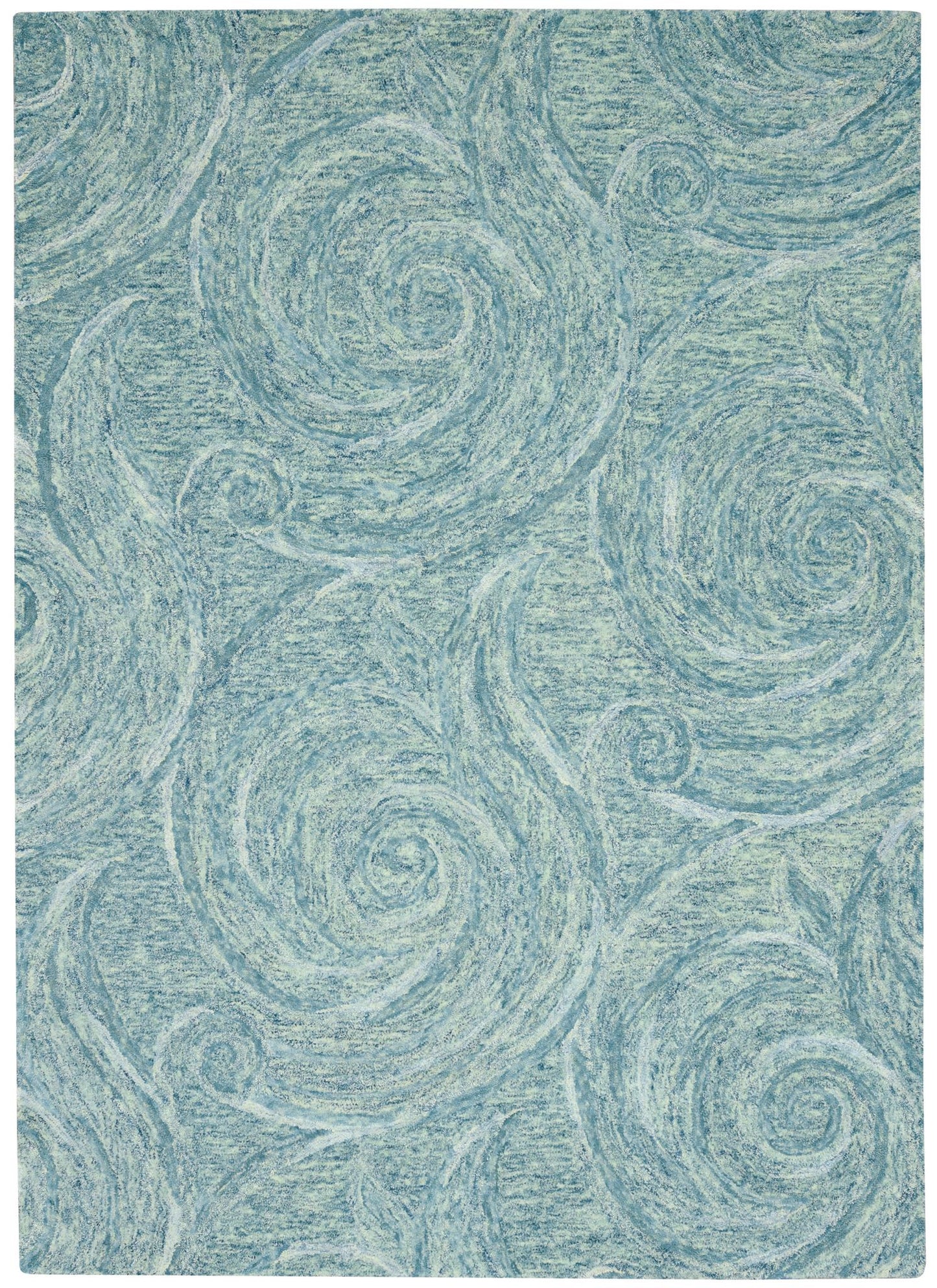 Kas Serenity 1260 Blue Transitional Hand Tufted Rug