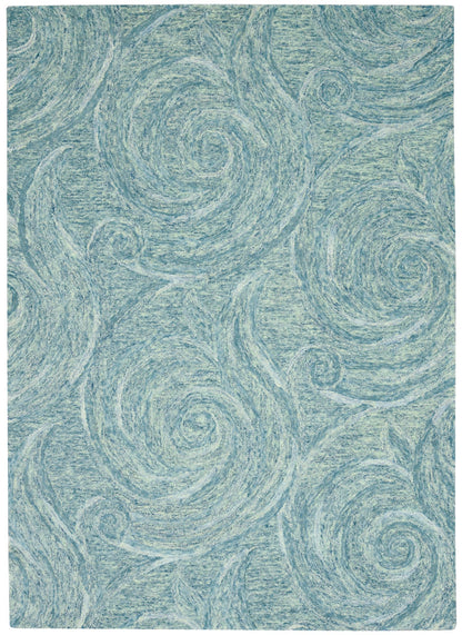 Kas Serenity 1260 Blue Transitional Hand Tufted Rug