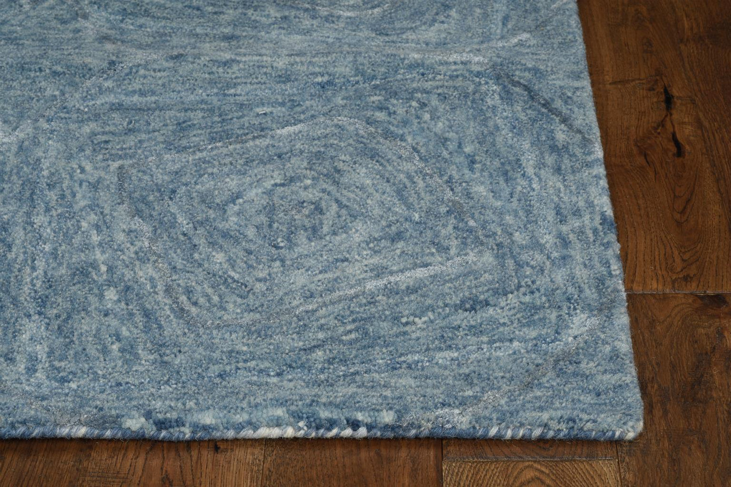 Kas Serenity 1263 Navy Transitional Hand Tufted Rug