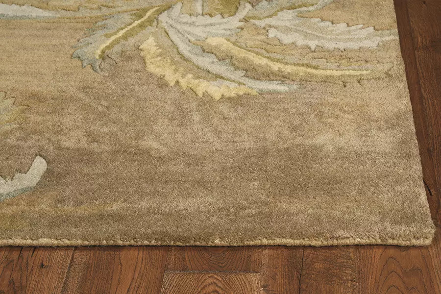 Kas Sparta 3102 Moss Florals & Tropicals Hand Tufted Rug