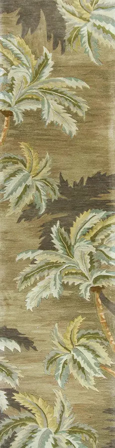 Kas Sparta 3102 Moss Florals & Tropicals Hand Tufted Rug