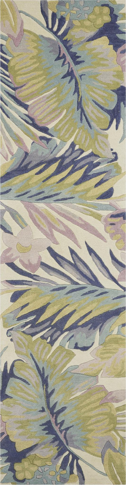 Kas Sparta 3104 Pastel Florals & Tropicals Hand Tufted Rug