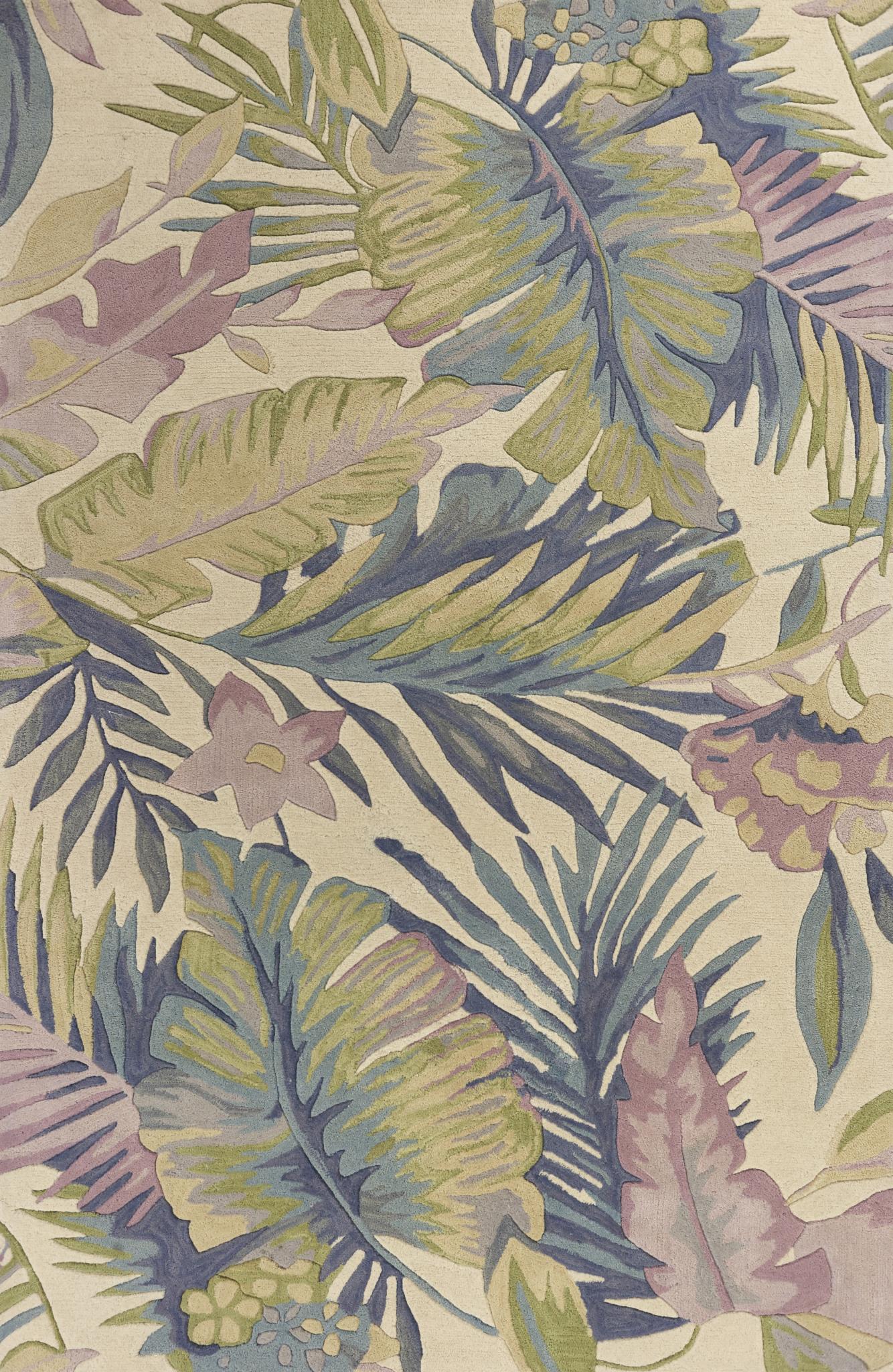 Kas Sparta 3104 Pastel Florals & Tropicals Hand Tufted Rug