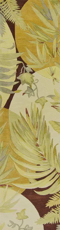 Kas Sparta 3113 Coral Ivory Florals & Tropicals Hand Tufted Rug