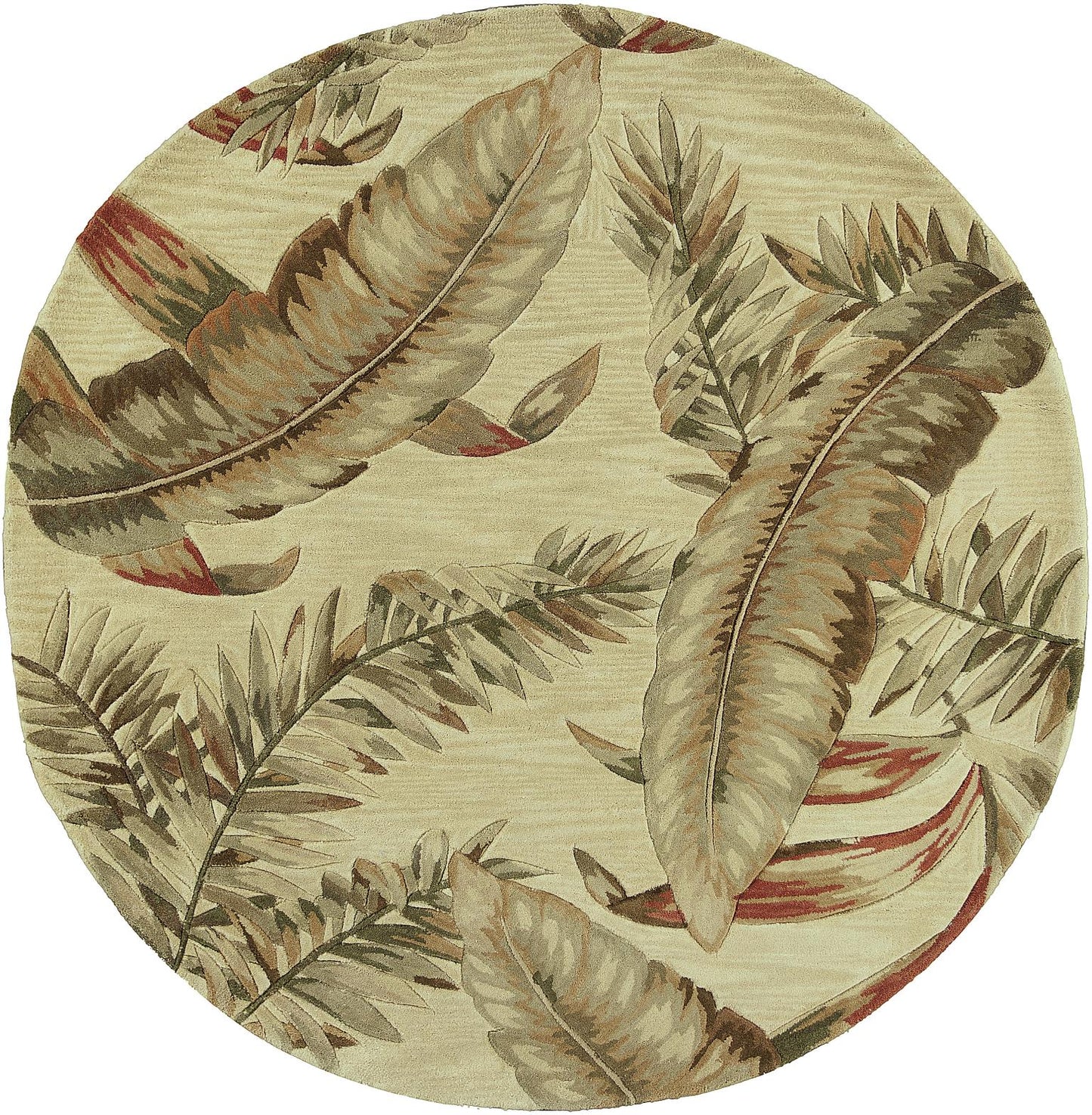Kas Sparta 3124 Ivory  Florals & Tropicals Hand Tufted Rug