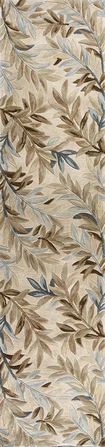 Kas Sparta 3126 Ivory Florals & Tropicals Hand Tufted Rug