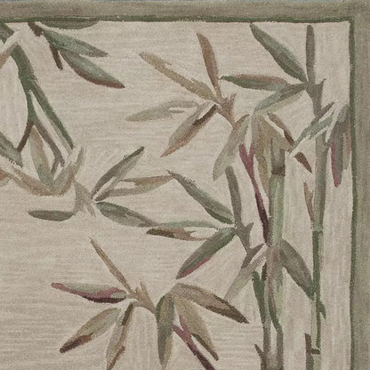 Kas Sparta 3146 Ivory  Florals & Tropicals Hand Tufted Rug