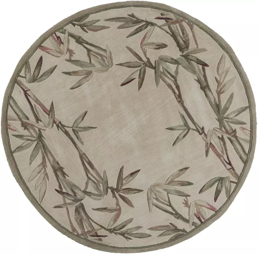 Kas Sparta 3146 Ivory  Florals & Tropicals Hand Tufted Rug