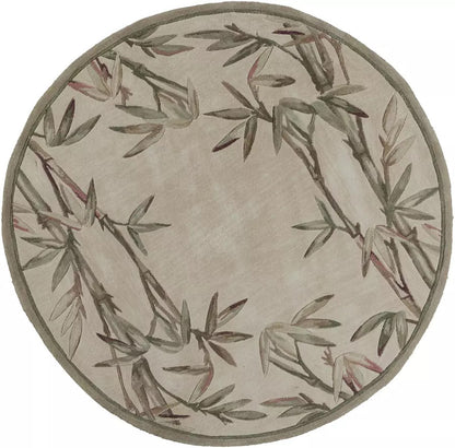 Kas Sparta 3146 Ivory  Florals & Tropicals Hand Tufted Rug