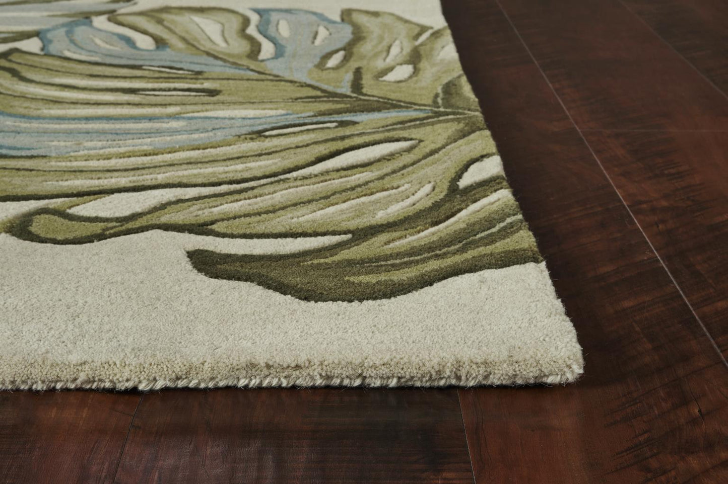 Kas Sparta 3182 Ivory Florals & Tropicals Hand Tufted Rug