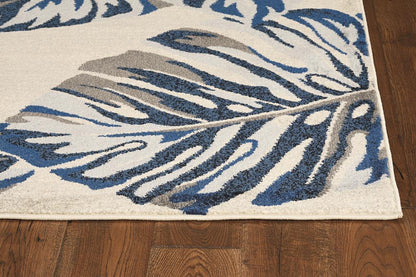 Kas Stella 6254 Grey Blue Transitional Machine Woven Rug