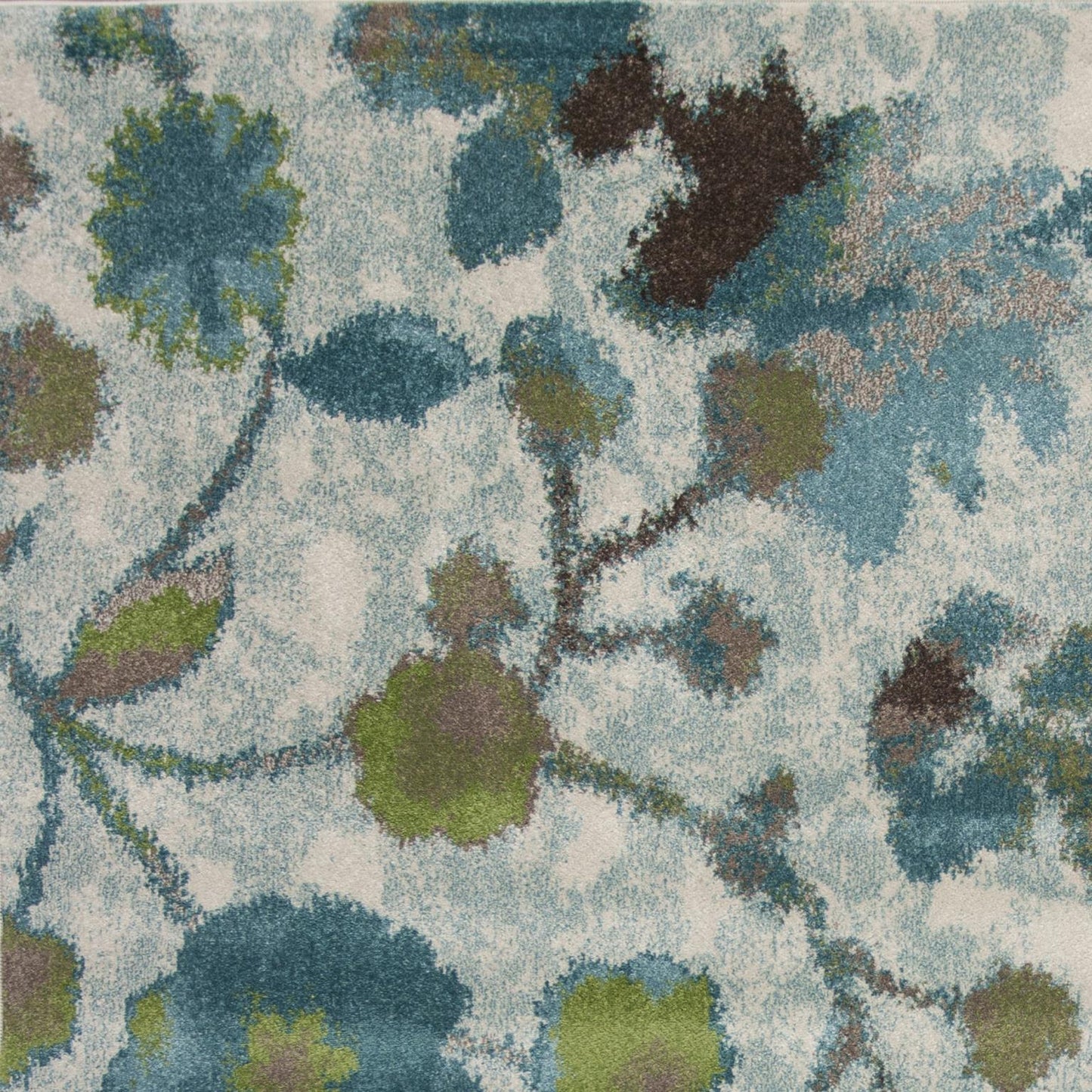 Kas Stella 6258 Teal Transitional Machine Woven Rug