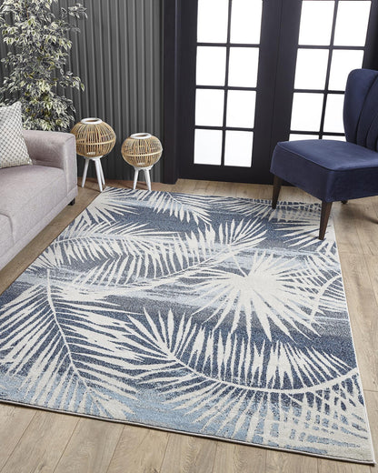Kas Stella 6276 Blue Transitional Machine Woven Rug